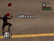 It can be frustrating to lose one's weapons in a GTA game (Image via Rockstar Games)